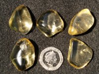 (image for) Scapolite - Yellow: tumbled stones
