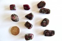 Eudialyte: polished pieces