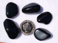 Obsidian - Rainbow: tumbled stones (medium)