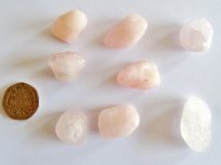 Morganite - A grade: tumbled stones (medium)