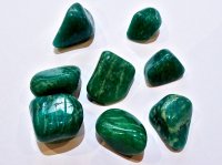 (image for) Amazonite - Blue-Green (dark): tumbled stones