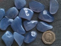 Agate - Ellensburg Blue: polished pieces