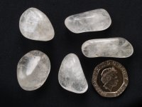 Phenacite: tumbled stones