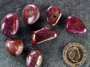 Ruby: tumbled stones (small)