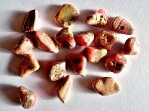 Rhodocrosite - B grade: tumbled stones (medium)