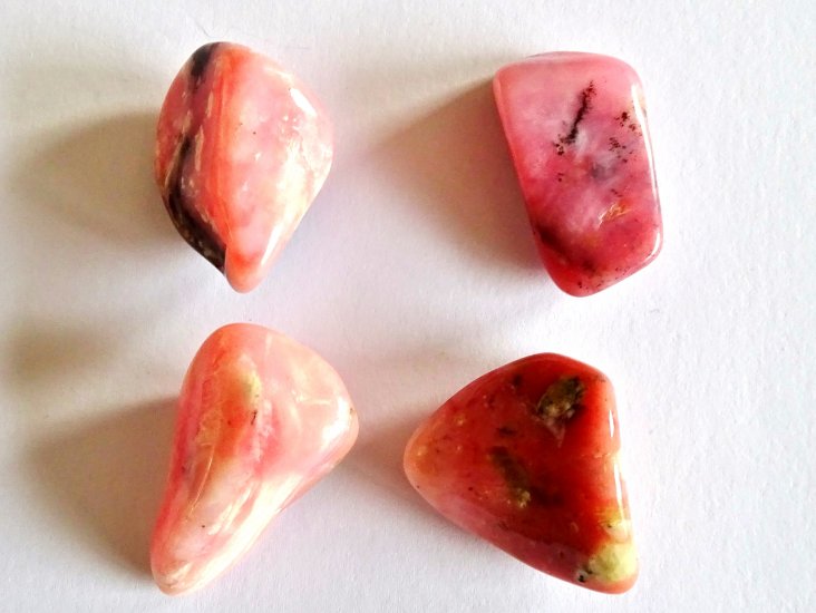 (image for) Opal - Pink Andean (A grade): polished pieces - Click Image to Close
