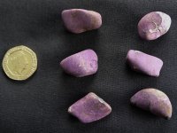 (image for) Purpurite: tumbled stones