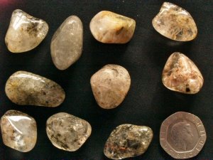 Magdalene Quartz: tumbled stones
