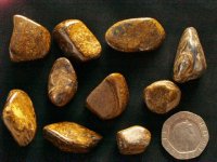 Bronzite: tumbled stones