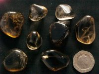 Smoky Quartz - A grade (natural): tumbled stones (small)