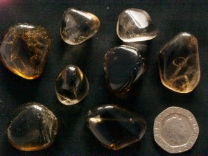 Smoky Quartz - A grade (natural): tumbled stones (small)