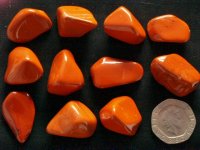 (image for) Red Jasper: tumbled stones