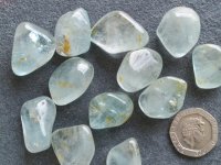 Topaz - Blue: tumbled stones