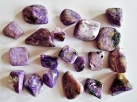 (image for) Charoite: polished stones (medium)