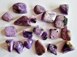 Charoite: polished stones (xlarge)