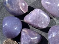 (image for) Lepidolite - Grape: tumbled stones (large)