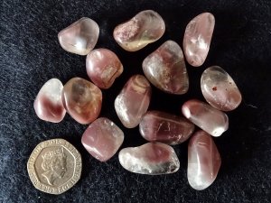 Lithium Quartz - A grade: tumbled stones (medium)