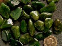 Jade - New Zealand (Maori Greenstone): polished pieces