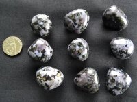 Indigo Gabbro (Mystic Merlinite): tumbled stones