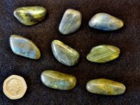 Labradorite - A grade: tumbled stones