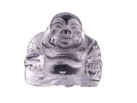 (image for) Clear Quartz: Buddha carving