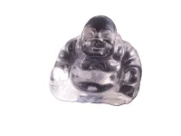 (image for) Clear Quartz: Buddha carving