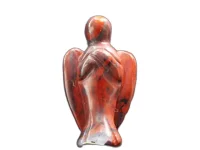 (image for) Red Jasper (brecciated): Angel carving
