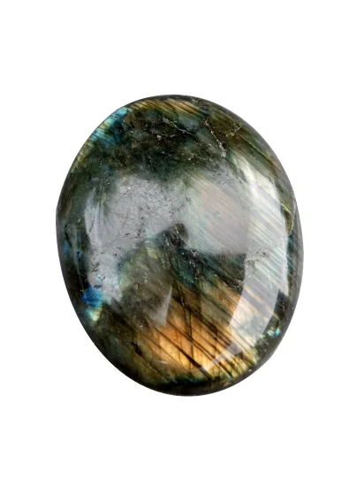 (image for) Labradorite - Spectrolite: polished pebble (Madagascar)