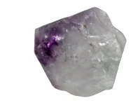 (image for) Amethyst: crystal - part-polished point (Madagascar)