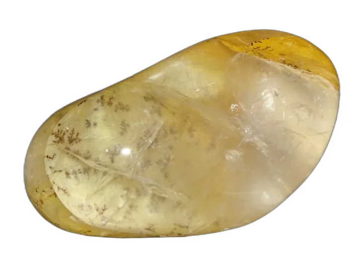 (image for) Dendritic Quartz: polished pebble (Madagascar)