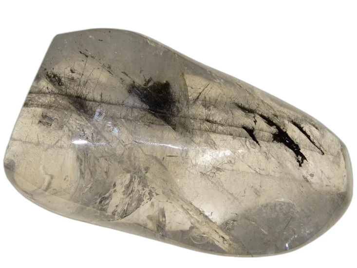 (image for) Tourmalinated Clear Quartz: freeform (Madagascar)