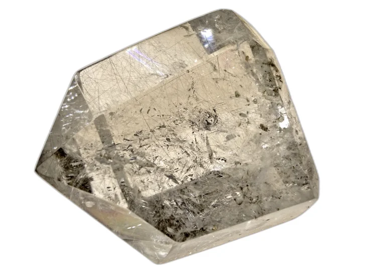 (image for) Rutilated Clear Quartz: polished point (Madagascar)