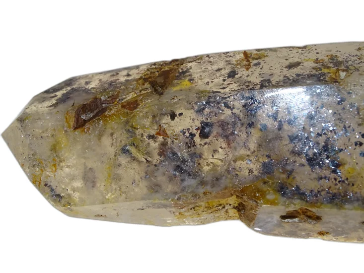 (image for) Clear Quartz: polished point - Included Phantom (Madagascar)