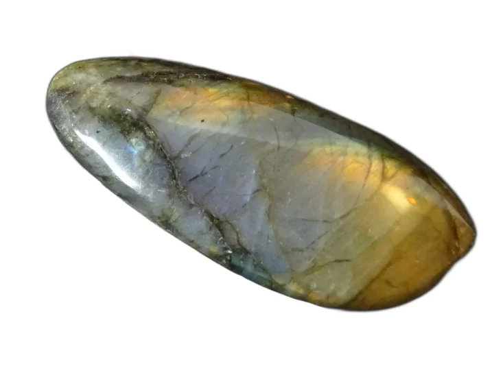 (image for) Labradorite - Spectrolite: polished pebble (Madagascar)