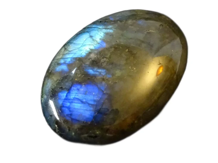 (image for) Labradorite - Spectrolite: polished pebble (Madagascar)