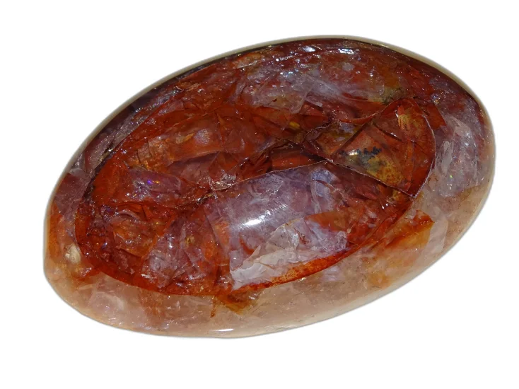 (image for) Haematoid Quartz (Agnitite): polished pebble (Madagascar)