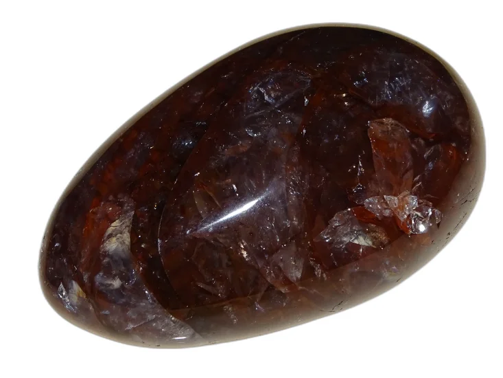 (image for) Haematoid Quartz (Agnitite): polished pebble (Madagascar)