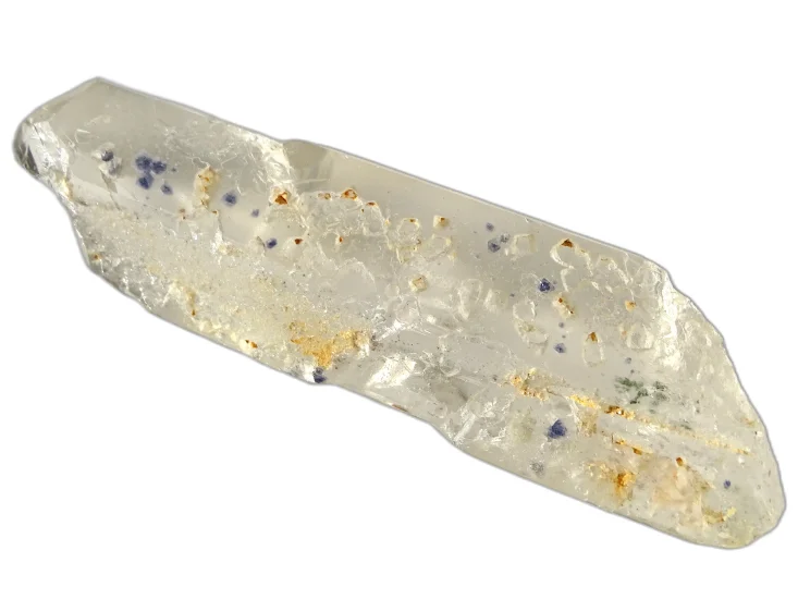 (image for) Clear Quartz: crystal - Fluorite Included (Madagascar)