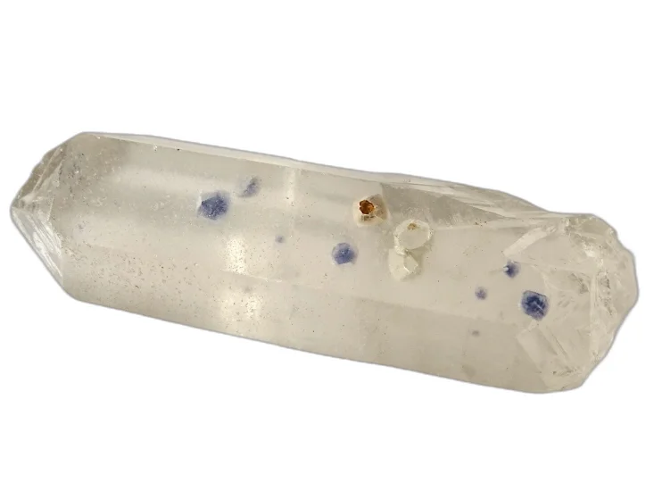 (image for) Clear Quartz: crystal - Fluorite Included (Madagascar)