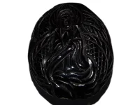 (image for) Tektite - Black: polished carving