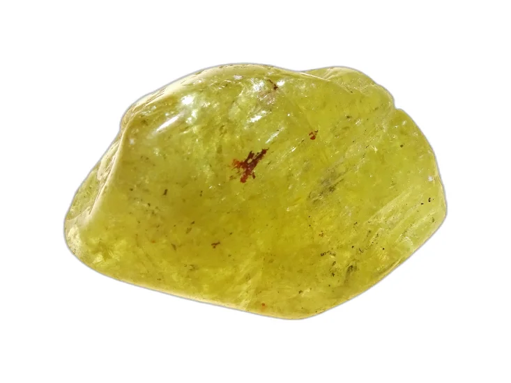 (image for) Apatite - Golden: part-polished crystal