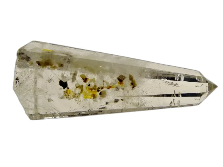 (image for) Clear Quartz: polished point - Included (Madagascar)