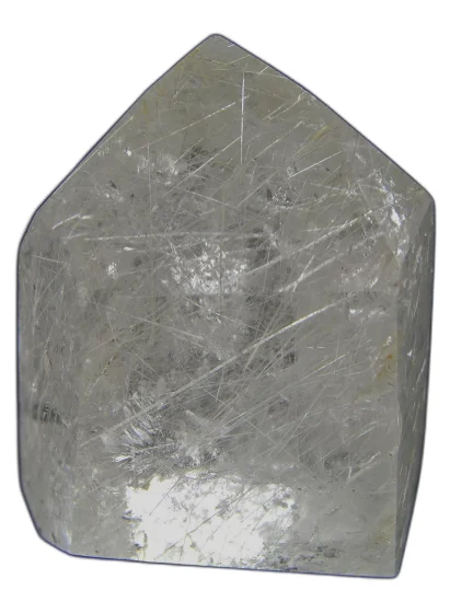 (image for) Rutilated Clear Quartz: polished point (Madagascar)