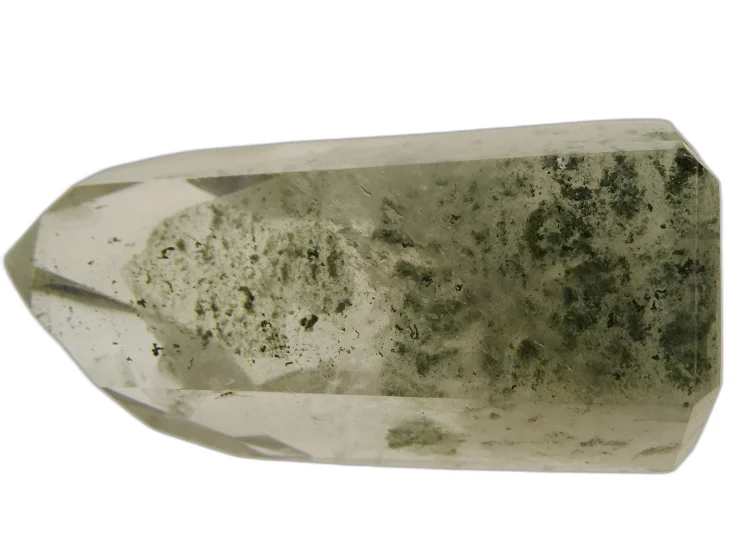 (image for) Clear Quartz: polished point - Phantom (Madagascar)