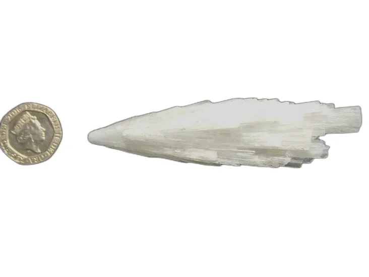 (image for) Scolecite: crystal cluster (India)