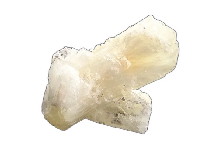 (image for) Heulandite and Apophyllite: crystal cluster (India)