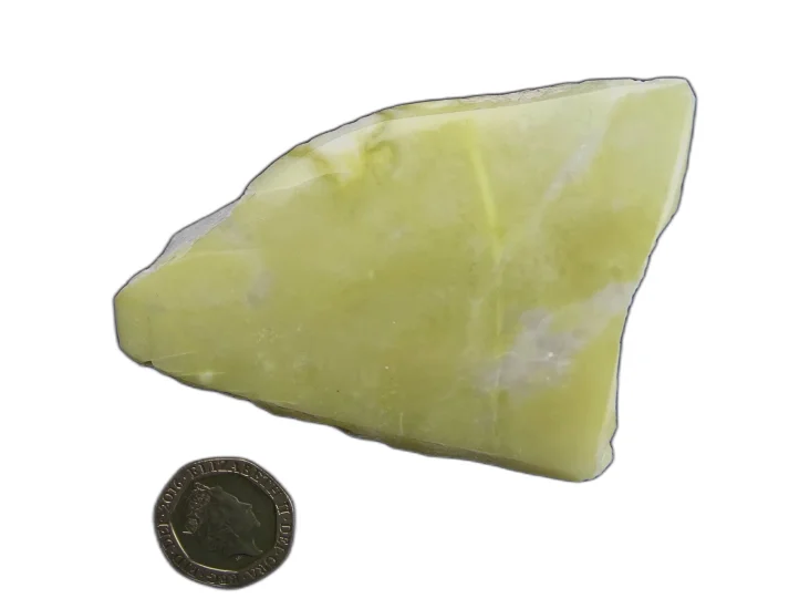 (image for) Scottish Greenstone (Serpentine Marble): polished slice