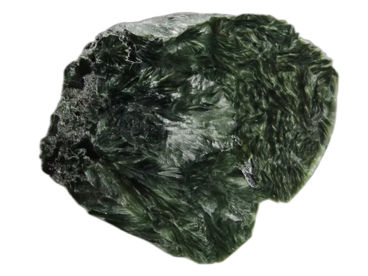 (image for) Seraphinite: polished slice