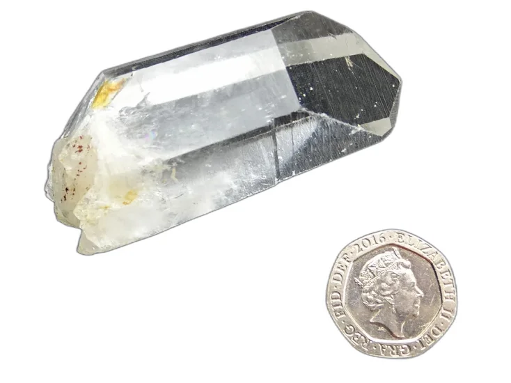(image for) Clear Quartz: crystal - DT Self-healed 