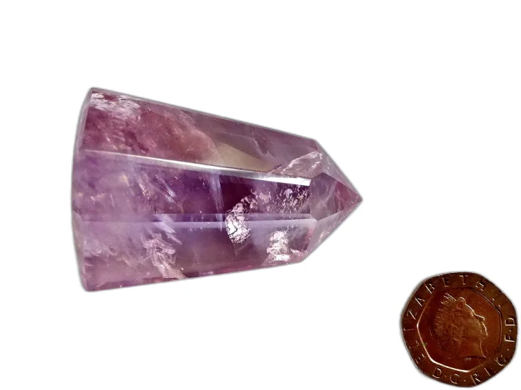 (image for) Amethyst: polished point (Brazil)